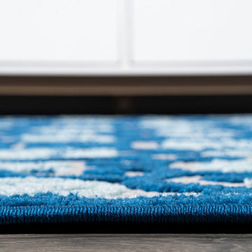 Gallia Tile Trellis High-low Indoor/outdoor Area Rug